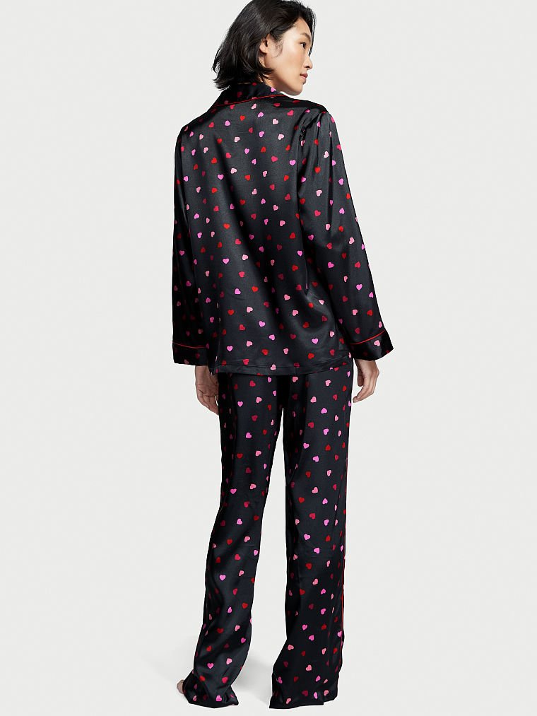 Pijama Con Pantalón Largo De Satén, Description, large
