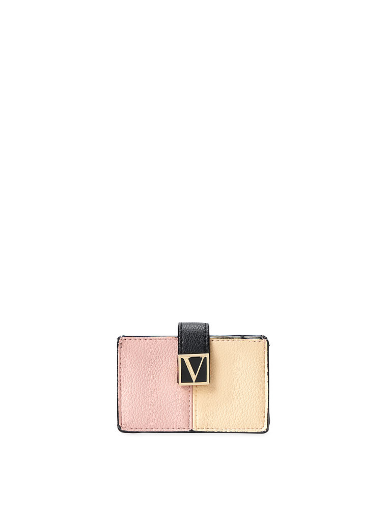 Tarjetero Plegable, Blush Colorblock, large