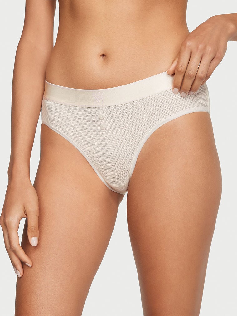 Tanga Con Tiras Ajustables, White Coral, large